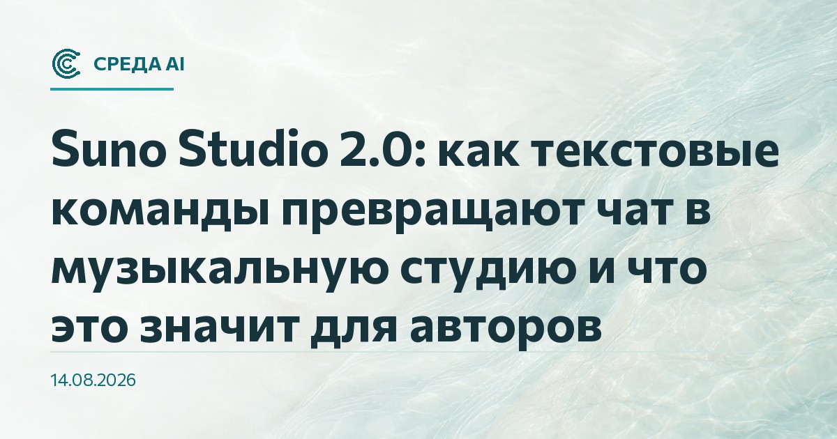 Suno Studio 2.0: как текстовые команды превращают чат в музыкальную студию и что это значит для авторов