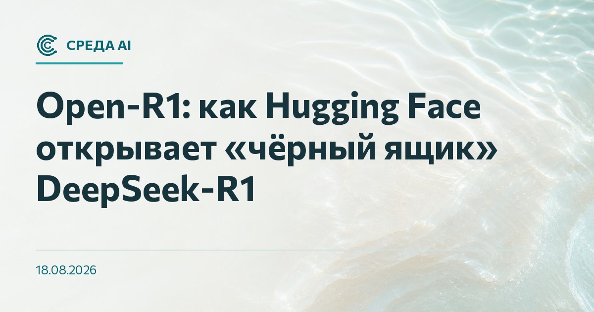 Open-R1: как Hugging Face открывает «чёрный ящик» DeepSeek-R1