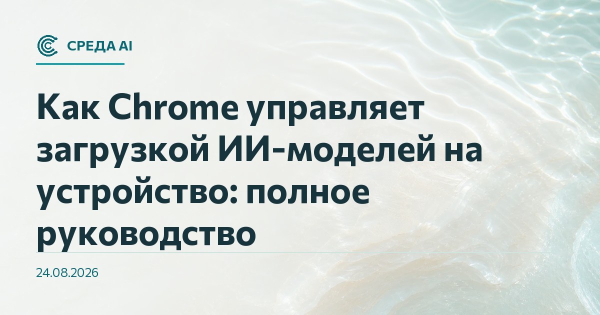 Как Chrome управляет загрузкой ИИ-моделей на устройство: полное руководство