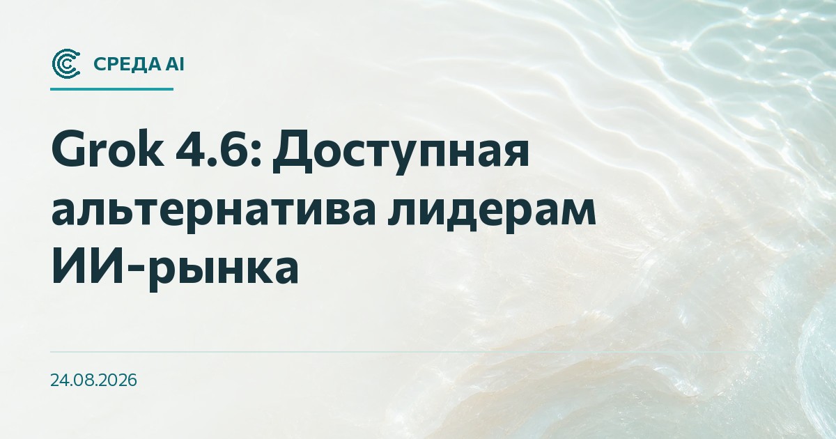 Grok 4.6: Доступная альтернатива лидерам ИИ-рынка
