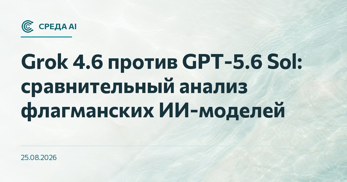 Grok 4.6 против GPT-5.6 Sol: сравнительный анализ флагманских ИИ-моделей