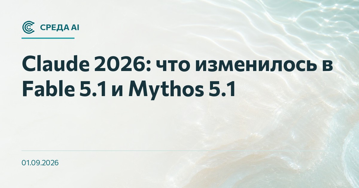 Claude 2026: что изменилось в Fable 5.1 и Mythos 5.1